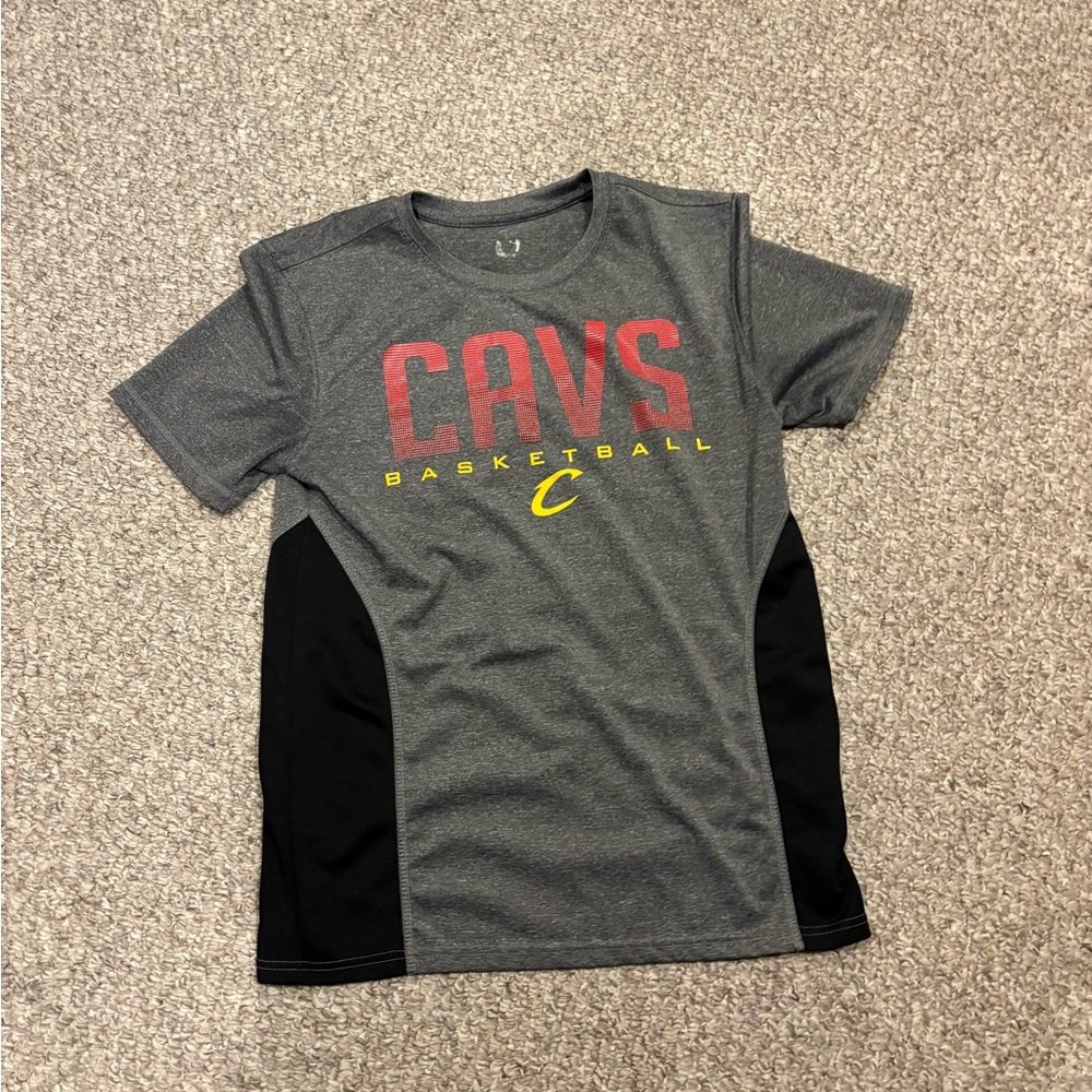 Cavs Basketball Gray and Black T-Shirt